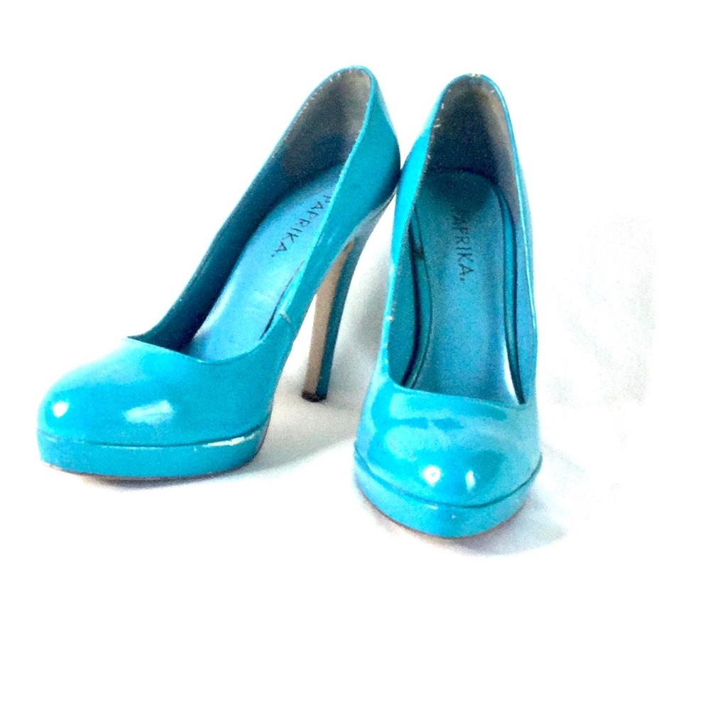 Teal Pumps
